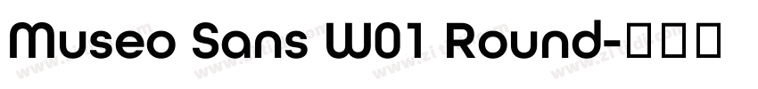 Museo Sans W01 Round字体转换